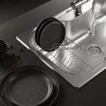 Cocina-Canasto-Seca-Platos-de-Acero-Inoxidable