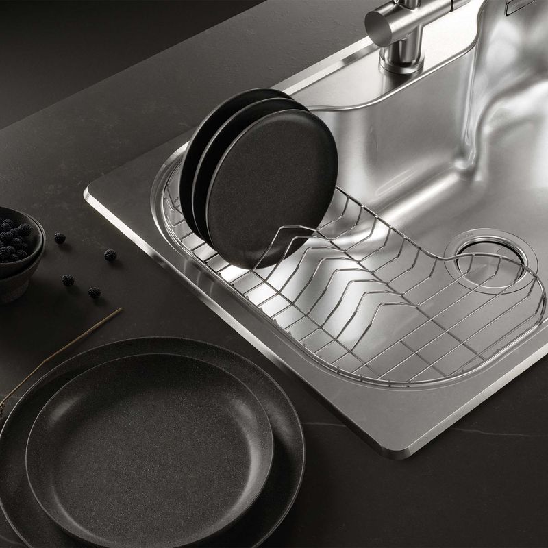 Cocina-Canasto-Seca-Platos-de-Acero-Inoxidable