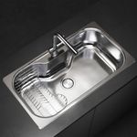 Cocina-Canasto-Seca-Platos-de-Acero-Inoxidable