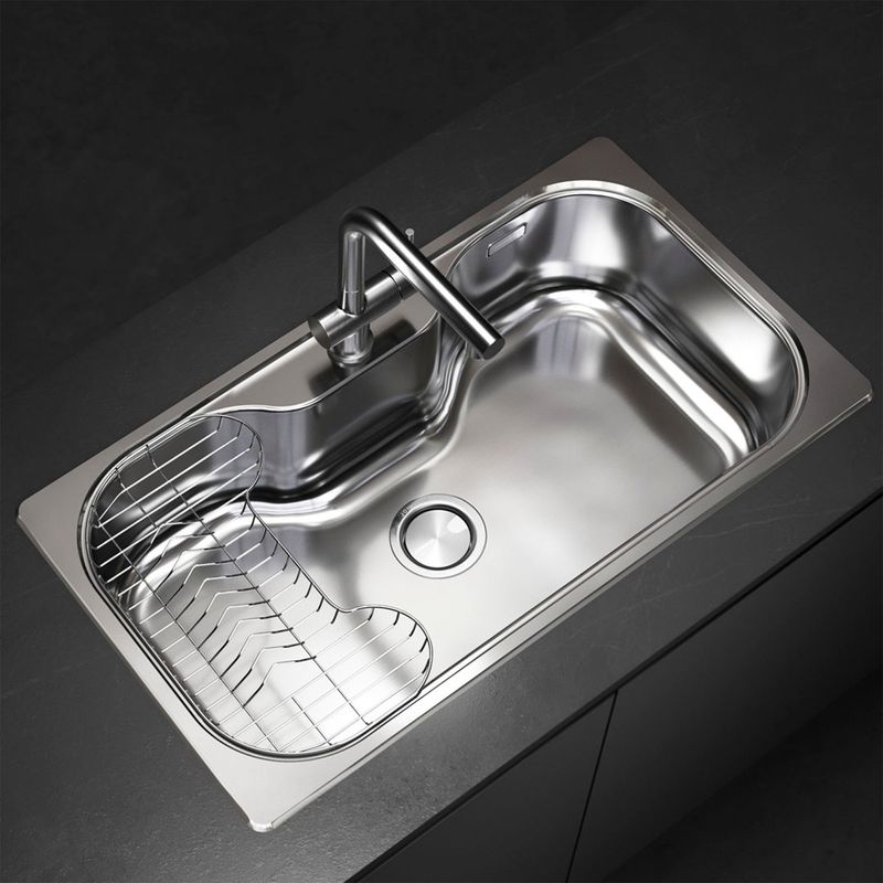 Cocina-Canasto-Seca-Platos-de-Acero-Inoxidable