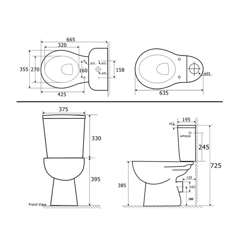 Baños-WC-New-Vita-a-Muro-190mm-Blanco-375x725x665mm