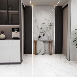 Gres Porcelánico Nebula Blanco Pulido 60x120 cm