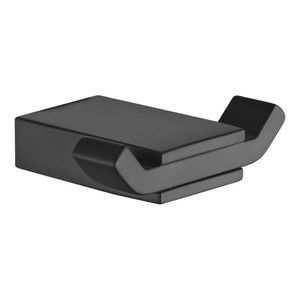 Percha Asis Doble Negro Mate