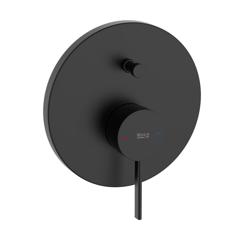 Baños-Embellecedor-Tina-Ona-Empotrado-2-Vias-A5A0B9ENB0-Negro-Mate