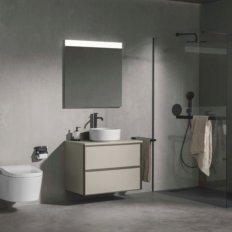 Baños-Embellecedor-Tina-Ona-Empotrado-2-Vias-A5A0B9ENB0-Negro-Mate