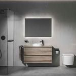 Baños-Embellecedor-Tina-Ona-Empotrado-2-Vias-A5A0B9ENB0-Negro-Mate