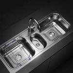 Cocina-Lavaplatos-Triple-Hydra-J107-Sobre-y-Bajo-Cubierta-con-Rebalse-Cromado