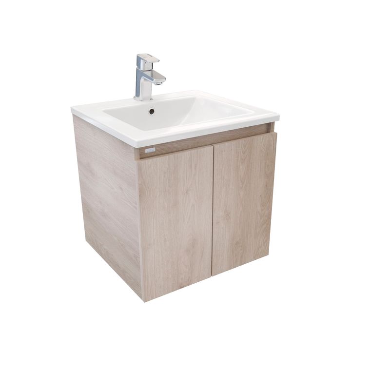 Baños-Mueble-King-Simple-600-2-Puertas-Softclose-Ceniza-C-Lavamanos