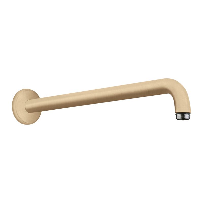 Baños-Brazo-de-Ducha-Mural-Hansgrohe-Negro-Mate-389mm