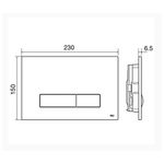 Baños-Placa-De-Accionamiento-Glam-Doble-Cromada-270x190x6.5-mm