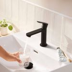 Baños-Griferia-Lavamanos-Rebris-S-Coolstart-72586670-Desague-Automatico-Negro-Mate-8-cm