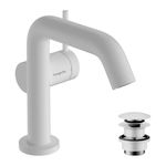 Baños-Griferia-Lavamanos-Tecturis-S-Lateral-11-Cm-con-Desague-73320700-Blanco-Mate