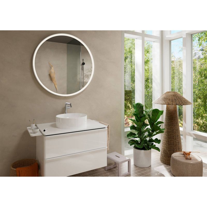 Baños-Griferia-Lavamanos-Tecturis-S-Alta-24-cm-Coolstart-C-Desague-73370000-Cromo