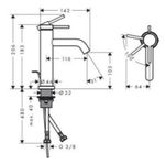 Baños-Griferia-Lavamanos-Tecturis-S-11-cm-Coolstart-C-Desague-Automatico-73314000-Cromo