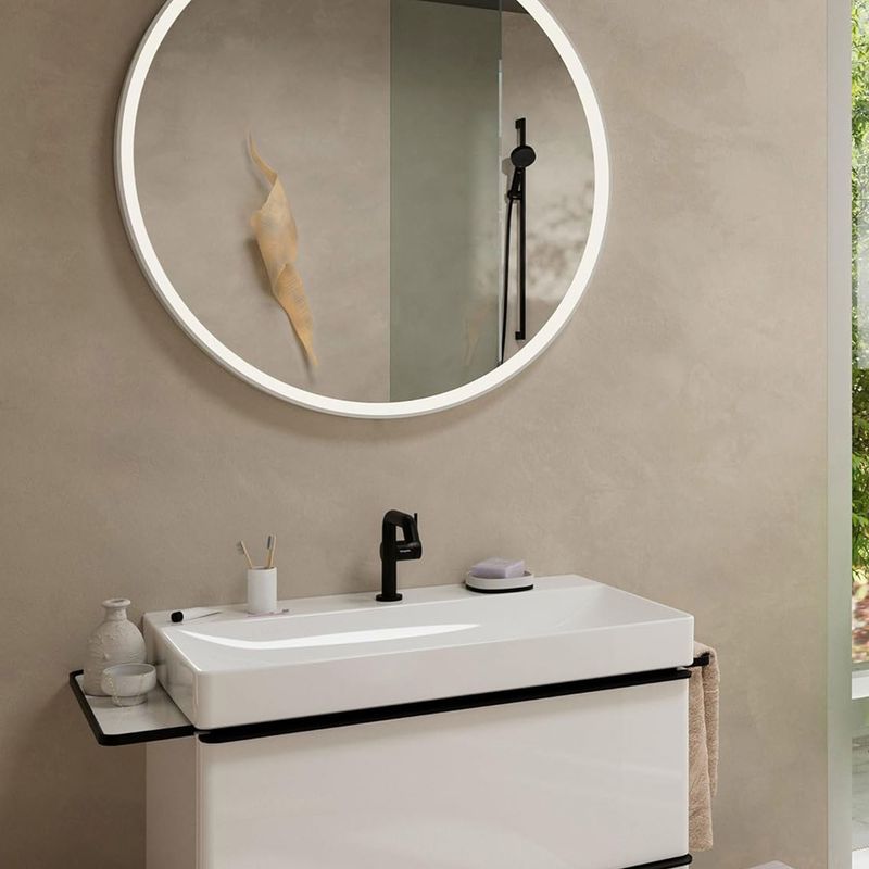 Baños-Griferia-Lavamanos-Tecturis-S-Lateral-11-Cm-con-Desague-73320670-Negro-Mate
