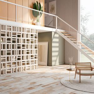 Concreto Muro Elemento Cinza Asimetrico 30x30 cm - Kit 2 Pzas