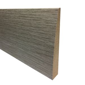 Guardapolvo MDF Light Grey 12x70x2400 mm