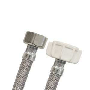 Flexible Vinilo WC Hilo Interior y Exterior con Tuerca de Ajuste 40 cm