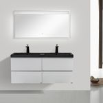 Baños-Mueble-de-Baño-City-Doble-con-Lavamanos-Negro-Mate-y-Desague-Base-High-Grey-Glossy-1200x500x520-mm