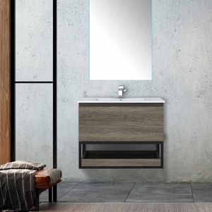 Mueble de Baño Cinder con lavamanos 800x450x550 mm