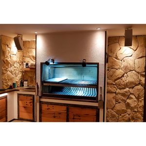 Concreto Arquitectonico Field Stone Hueso Beige Rústico Irregular entre 25-50 cm