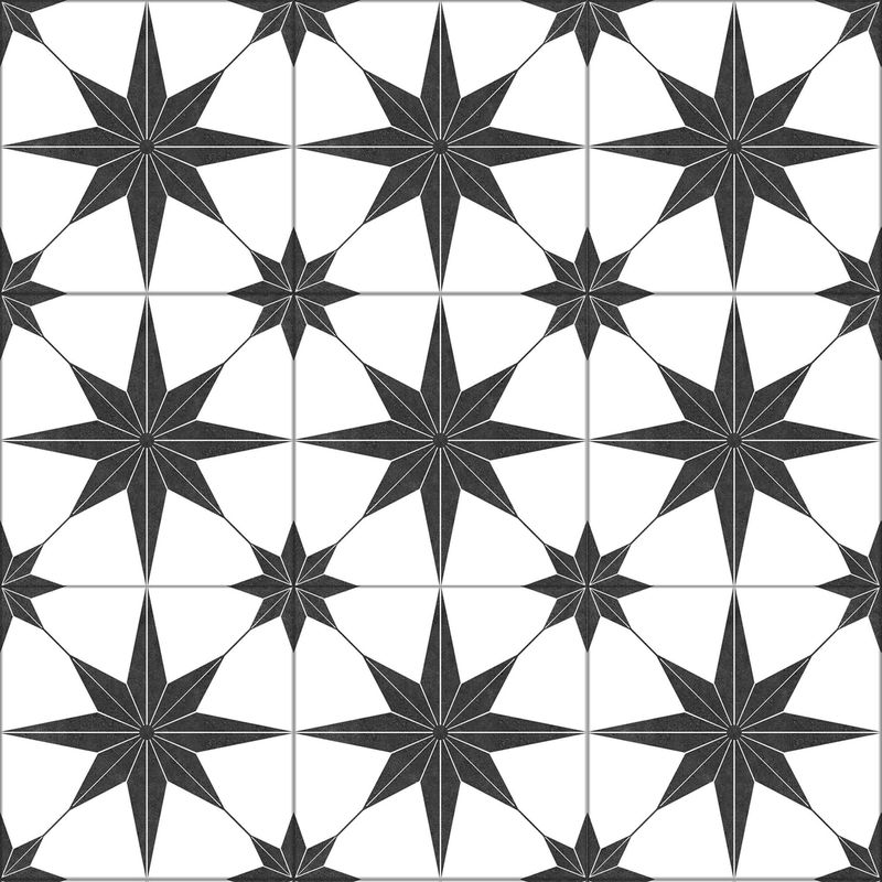Pisos-y-Muros-Porcelanato-Stella-Nero-Blanco-Mate-25x25-cm