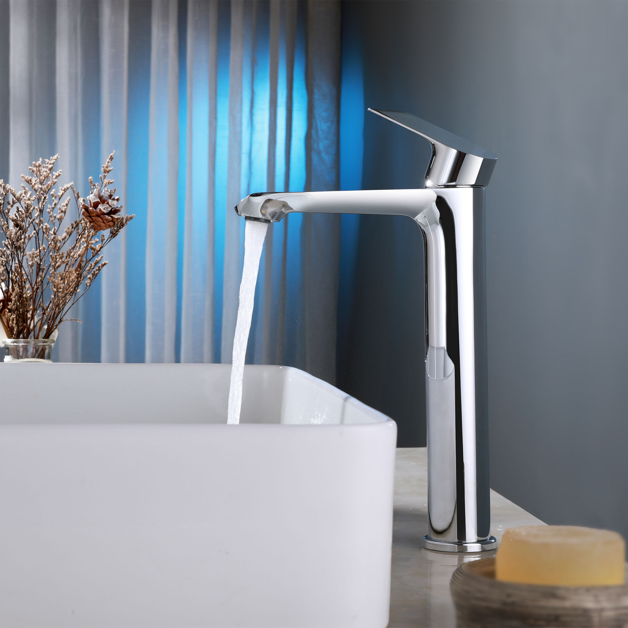 Griferia Lavamanos Urban 22 Cm sin Desagüe Cromo | mK.cl - MK