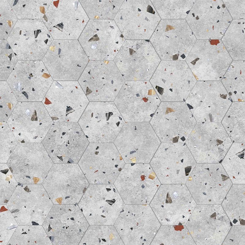 Pisos-y-Muros-Porcelanato-Sonar-Silver-Hex-Gris-Mate-22x25-cm