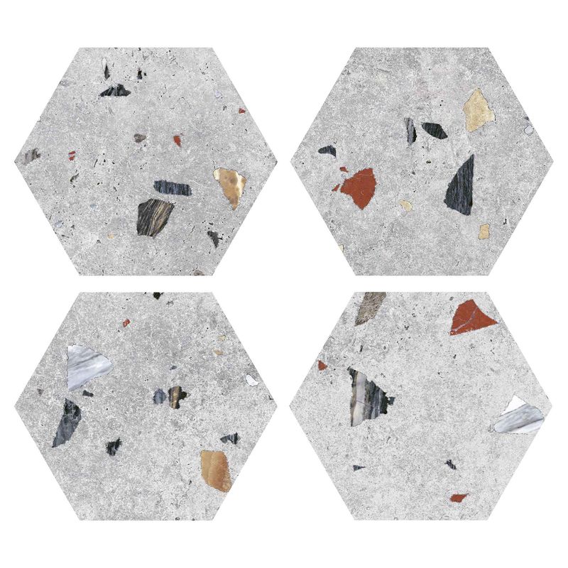 Pisos-y-Muros-Porcelanato-Sonar-Silver-Hex-Gris-Mate-22x25-cm