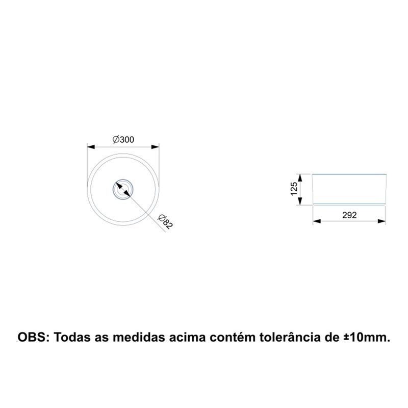 Baños-Lavamanos-Terra-T1-Redondo-Blanco-Brillante-300x300x125-mm
