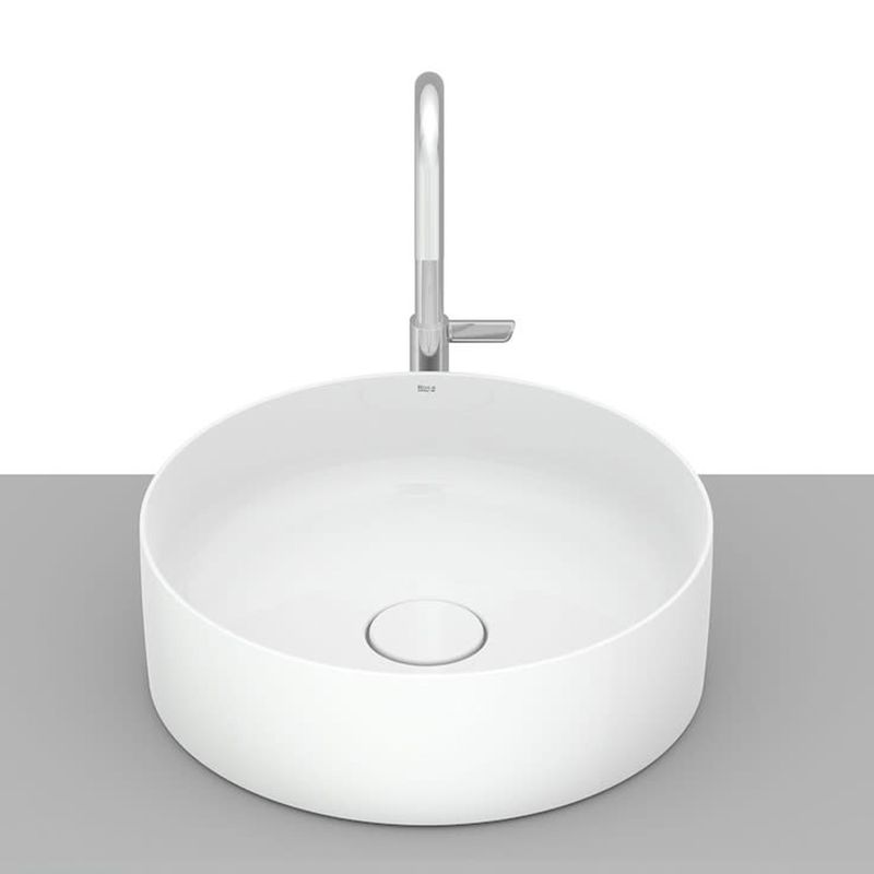 Baños-Lavamanos-Terra-T2-Redondo-Blanco-Brillante-390x390x125-mm