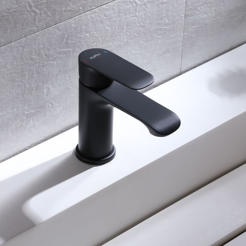 Baños-Griferia-Lavamanos-Urban-N-9-Cm-sin-Desague-Negro-Mate