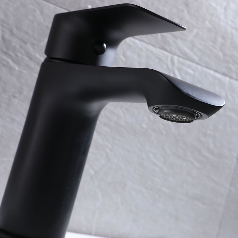 Baños-Griferia-Lavamanos-Urban-N-9-Cm-sin-Desague-Negro-Mate