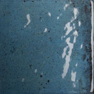 Porcelanato Artisan Blue Brillante 10x10 cm