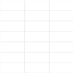 Cerámica Muro Andina Blanco Mate 20x30 cm