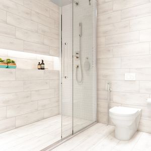 Cerámica Albero Bosco Plus Hd Beige Mate 20x60 cm