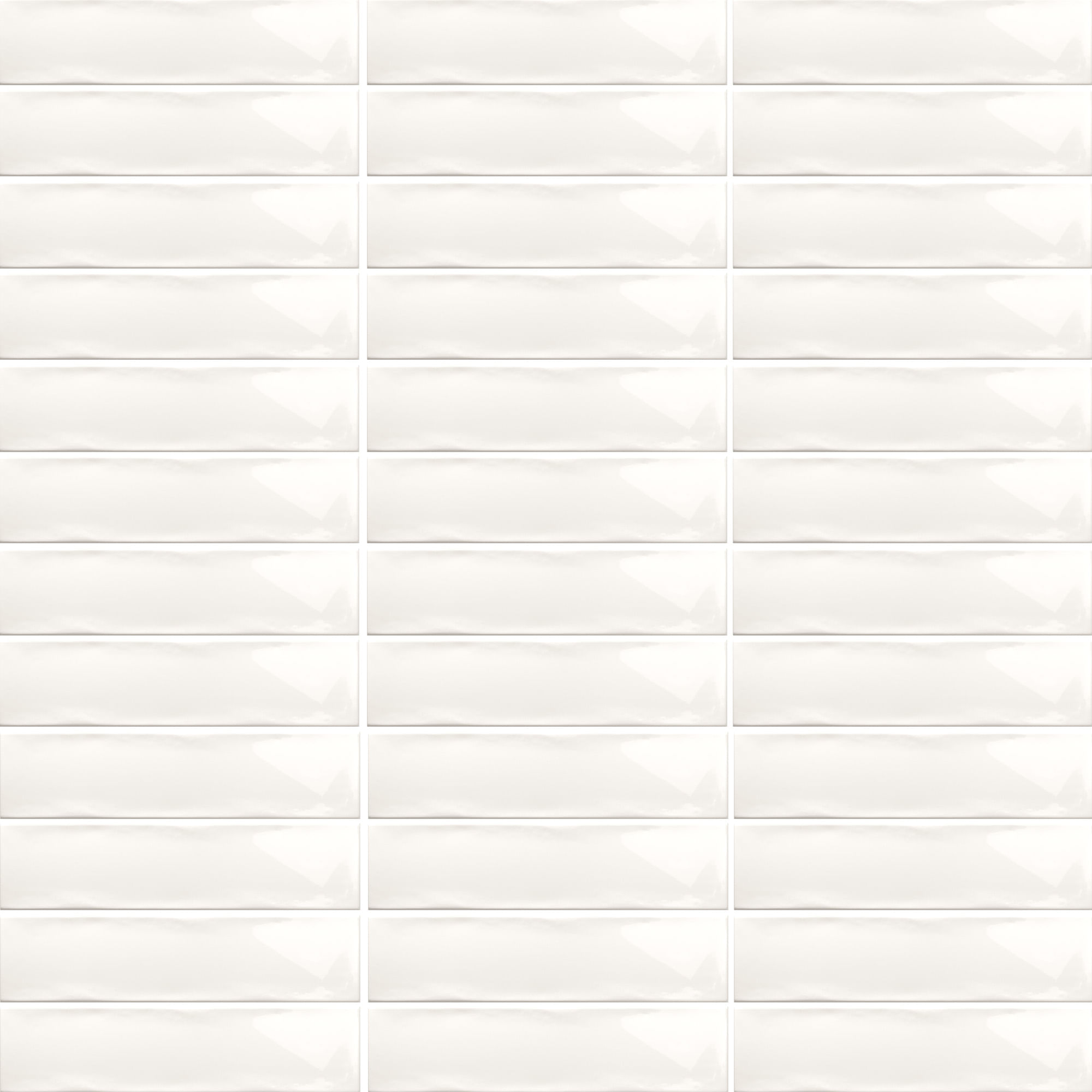 Cerámica Muro Ocean White Brillante 7.5x30 cm | mK.cl