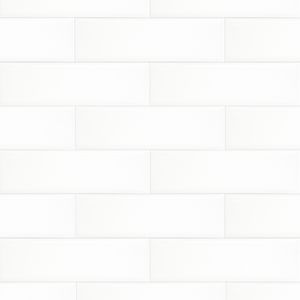 Cerámica Muro Liverpool White Brillante 7x24 cm