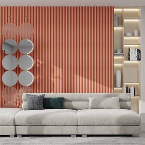 Palillaje Duvar WPC Rosa 150x2850x25 mm