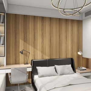 Wall Panel Plank Fancy WPC Teak 60x285 cm