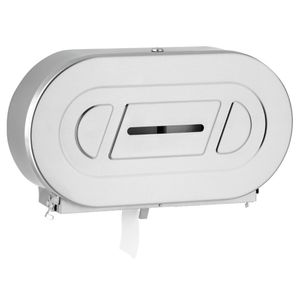 Dispensador de Papel Higiénico 2 Rollos Extra Grande Satinado