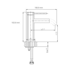 Griferia Lavamanos Trend 9 Cm S/Desagüe Cromo