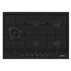 Encimera a Gas Smeg Negro 70cm