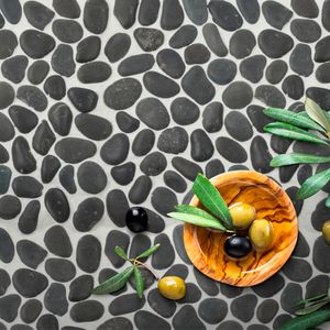 Mosaico Piedra MP. Riverstone Grey con Malla 30x30 PAL