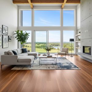 Piso de Madera con Cuerpo SPC Praga Walnut 167x1220 mm