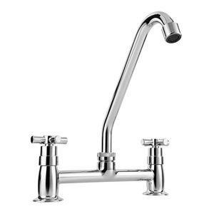 Grifería Cocina Universal Bimando 1 Jet Cromo