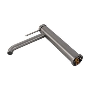 Grifería Lavamanos Trend Alta 16 cm sin Desague Gun Grey