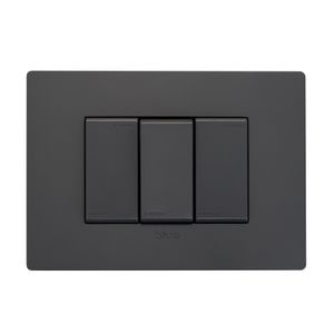 Placa Armada Blue Interruptor Simple 9/12 119x86 mm