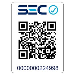 Placa Armada S33 Noir Mate Interruptor Simple 9/12  119x86 mm