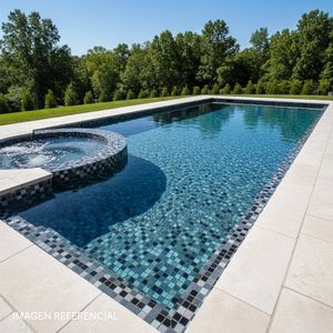 Mosaico Mezcla Gris 32x32 cm